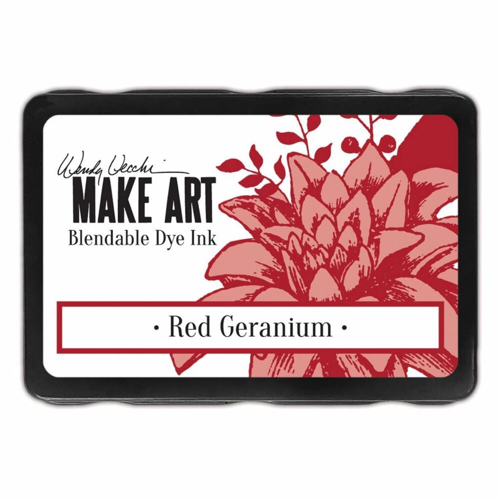 Ranger Wendy Vecchi Make Art Blendable Dye Ink Pad Red Geranium (WVD62646) Ranger Wendy Vecchi Make Art Blendable Dye Ink Pad Red Geranium (WVD62646)