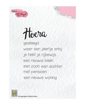 Nellie Snellen Hoera Diverse Gelegenheden Clear Stamps (DTCS018)