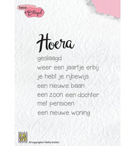 Nellie Snellen Hoera Diverse Gelegenheden Clear Stamps (DTCS018) Nellie Snellen Hoera Diverse Gelegenheden Clear Stamps (DTCS018)