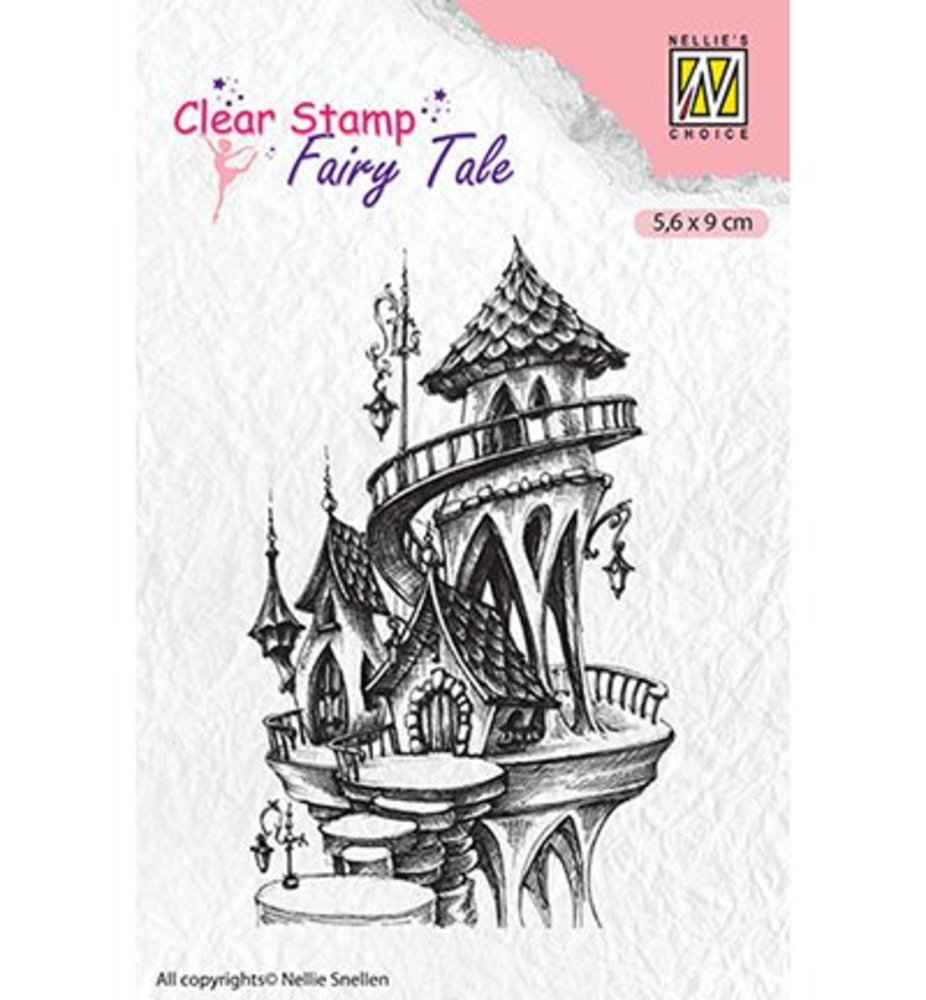 Nellie Snellen Castle Summer Clear Stamps (FTCS010) Nellie Snellen Castle Summer Clear Stamps (FTCS010)