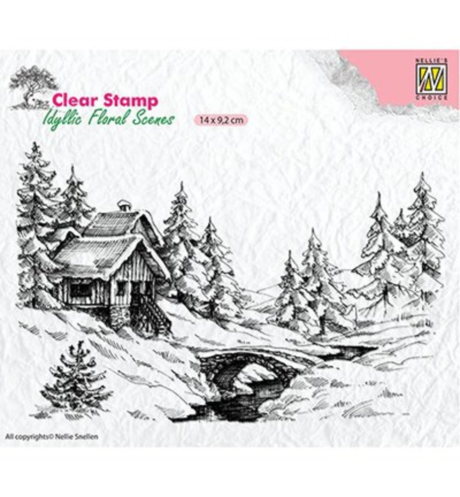 Nellie Snellen Winter Scene 1 Clear Stamps (IFS009) Nellie Snellen Winter Scene 1 Clear Stamps (IFS009)
