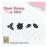 Nellie Snellen Christmas Holly Leaves Clear Stamps (MAFS005)