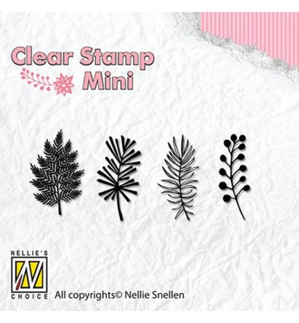 Nellie Snellen Christmas Branches 1 Clear Stamps (MAFS007) Nellie Snellen Christmas Branches 1 Clear Stamps (MAFS007)