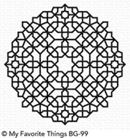 My Favorite Things Moroccan Mosaic Background Stamp (BG-99) My Favorite Things Moroccan Mosaic Background Stamp (BG-99)