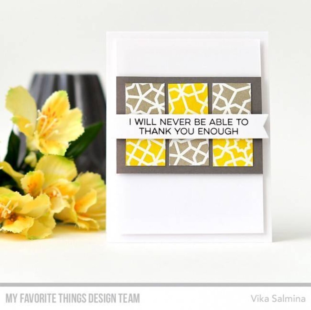 My Favorite Things Moroccan Mosaic Background Stamp (BG-99) My Favorite Things Moroccan Mosaic Background Stamp (BG-99)