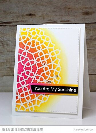 My Favorite Things Moroccan Mosaic Background Stamp (BG-99) My Favorite Things Moroccan Mosaic Background Stamp (BG-99)