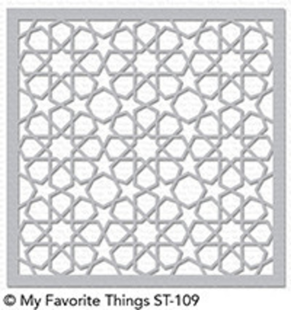 My Favorite Things Geometric Stars Stencil (ST-109) My Favorite Things Geometric Stars Stencil (ST-109)