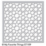 My Favorite Things Geometric Stars Stencil (ST-109)