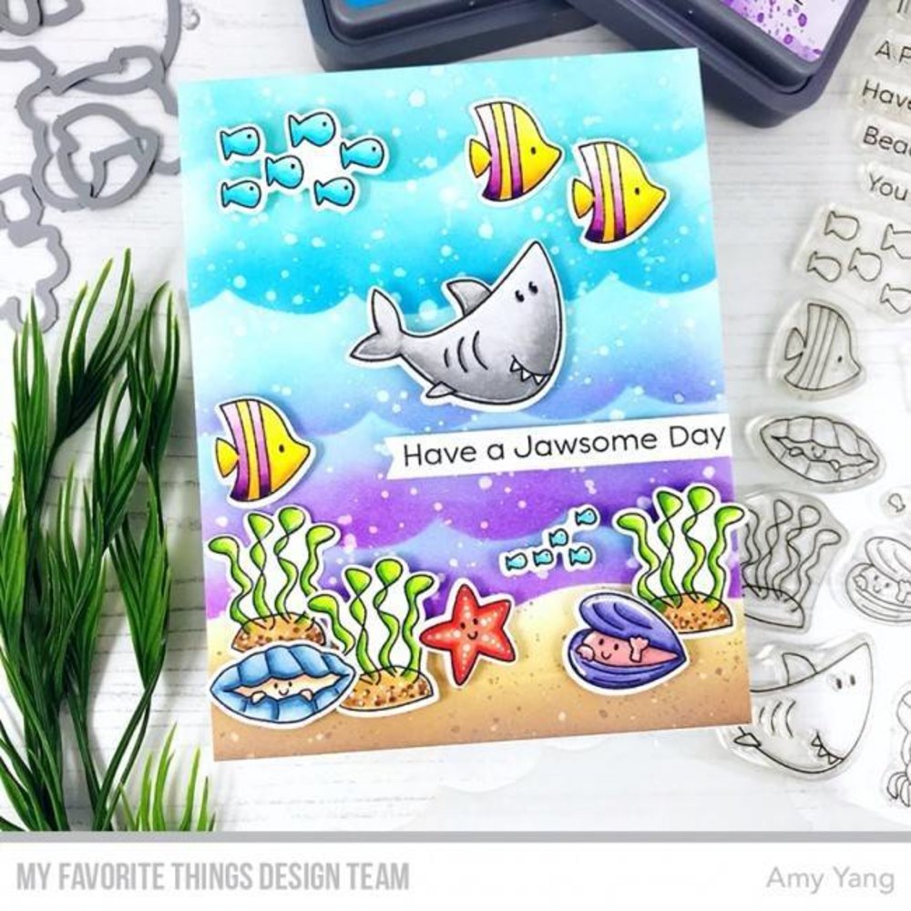 My Favorite Things Beach Buds Clear Stamps (CS-308)