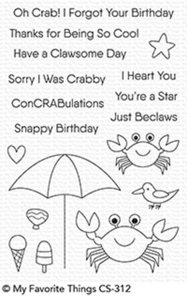 My Favorite Things Just Beclaws Clear Stamps (CS-312)