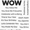 My Favorite Things You Wow Me Clear Stamps (CS-304) My Favorite Things You Wow Me Clear Stamps (CS-304)