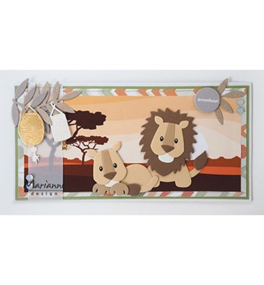 Marianne Design Collectable Eline's Lion Tiger (COL1455) Marianne Design Collectable Eline's Lion Tiger (COL1455)