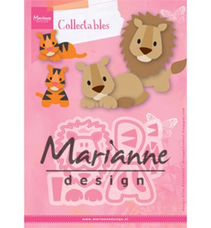 Marianne Design Collectable Eline's Lion Tiger (COL1455) Marianne Design Collectable Eline's Lion Tiger (COL1455)