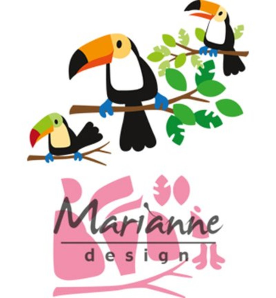 Marianne Design Collectable Eline's Toucan (COL1457) Marianne Design Collectable Eline's Toucan (COL1457)