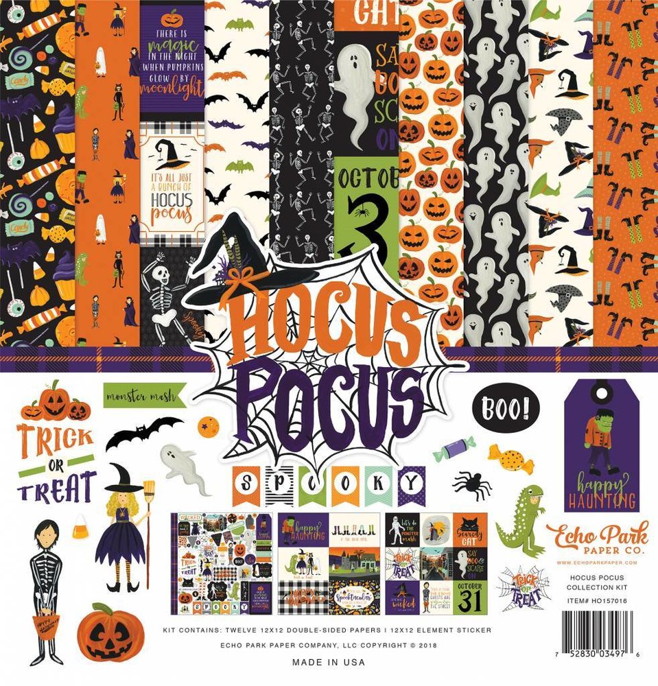 Echo Park Hocus Pocus 12x12 Inch Collection Kit (HO157016)