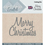 Card Deco Snijmal Merry Christmas (CDECD0003)