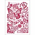 Masking Stencil A4 Butterflies & Mechanisms (KSG421) Masking Stencil A4 Butterflies & Mechanisms (KSG421)