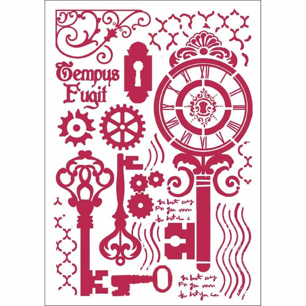 Stamperia Masking Stencil A4 Keys & Locks (KSG424) Stamperia Masking Stencil A4 Keys & Locks (KSG424)