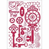 Stamperia Masking Stencil A4 Keys & Locks (KSG424)*