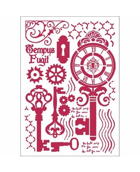 Stamperia Masking Stencil A4 Keys & Locks (KSG424)* Stamperia Masking Stencil A4 Keys & Locks (KSG424)*