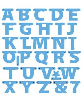 Marianne Design Creatable Alphabet Garland (LR0340) Marianne Design Creatable Alphabet Garland (LR0340)