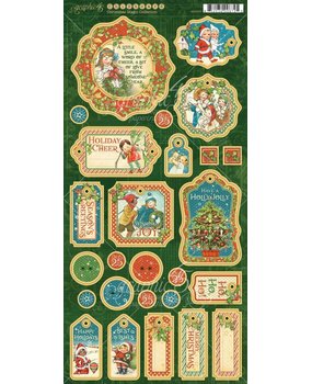 Graphic 45 Christmas Magic Chipboard (4501737)