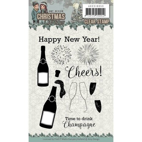 Amy Design Christmas Wishes Clear Stamp Set (ADCS10053)
