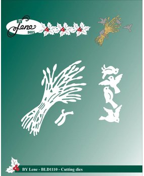 By Lene Metal Dies Christmas Sheaf (BLD1110) By Lene Metal Dies Christmas Sheaf (BLD1110)