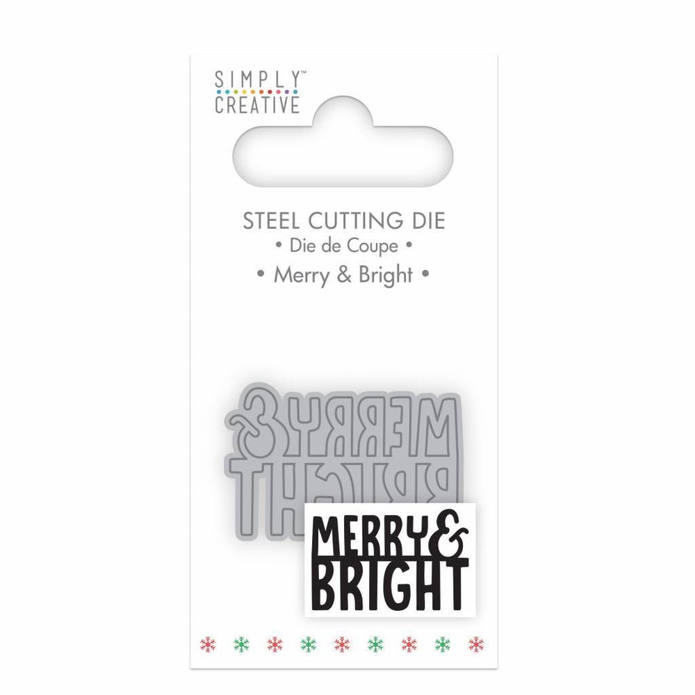 Simply Creative Merry & Bright Die (SCDIE055X18) OP=OP!