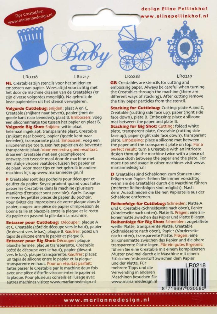 Marianne Design Creatable Eline Wandel Wagen (LR0218) Marianne Design Creatable Eline Wandel Wagen (LR0218)