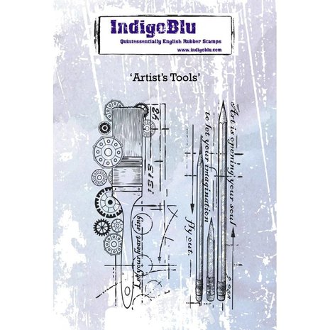 IndigoBlu Artist's Tools A6 Rubber Stamp (IND0442)