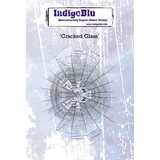 IndigoBlu Cracked Glass A6 Rubber Stamp (IND0450)