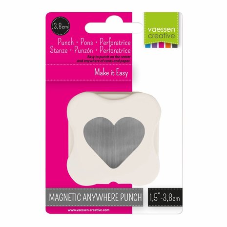 Vaessen Creative Magnetische Pons Hart (21450-001) Vaessen Creative Magnetische Pons Hart (21450-001)