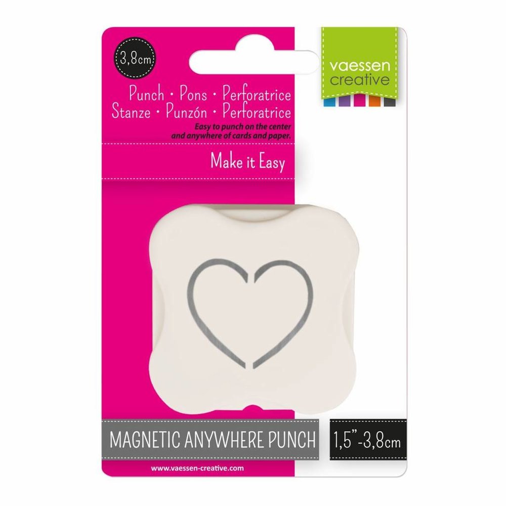 Vaessen Creative Magnetische Pons Pop Up Hart (21450-005) Vaessen Creative Magnetische Pons Pop Up Hart (21450-005)