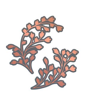 Couture Creations Lavish Ballroom Young Stems Cut, Foil & Emboss Die (CO725904) Couture Creations Lavish Ballroom Young Stems Cut, Foil & Emboss Die (CO725904)