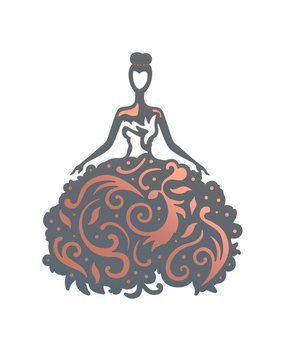 Couture Creations Lavish Ballroom Ball Gown Cut, Foil & Emboss Die (CO725908) Couture Creations Lavish Ballroom Ball Gown Cut, Foil & Emboss Die (CO725908)