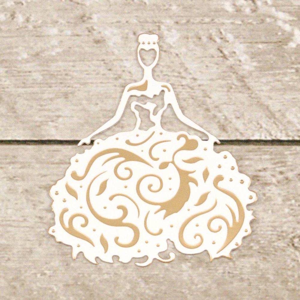 Couture Creations Lavish Ballroom Ball Gown Cut, Foil & Emboss Die (CO725908) Couture Creations Lavish Ballroom Ball Gown Cut, Foil & Emboss Die (CO725908)
