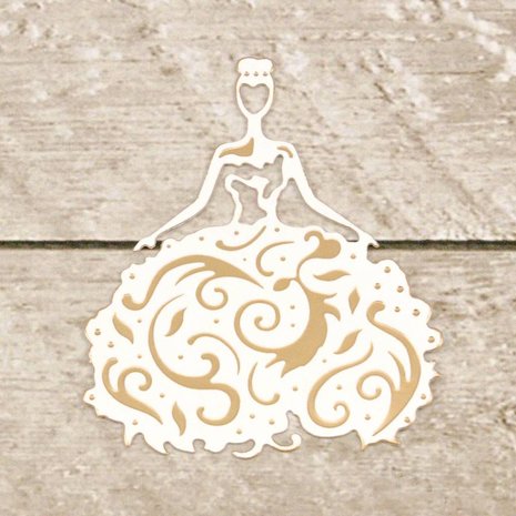 Couture Creations Lavish Ballroom Ball Gown Cut, Foil & Emboss Die (CO725908) Couture Creations Lavish Ballroom Ball Gown Cut, Foil & Emboss Die (CO725908)