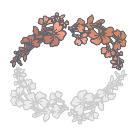 Couture Creations Lavish Ballroom Sweeping Botanicals Cut, Foil & Emboss Die (CO725909)