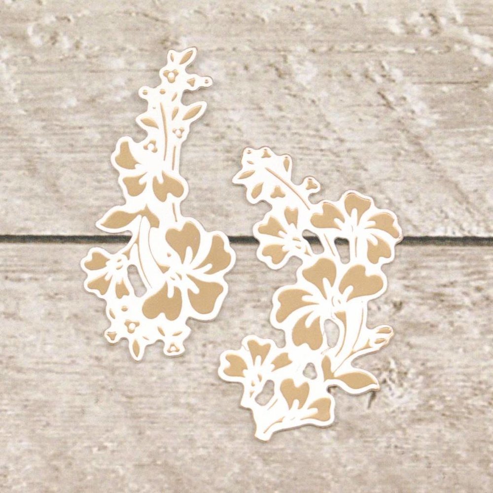 Couture Creations Lavish Ballroom Sweeping Botanicals Cut, Foil & Emboss Die (CO725909)