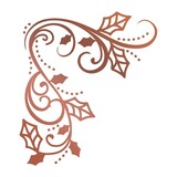 Couture Creations Hot Foil Stamp Highland Christmas Highland Corner (CO726303)