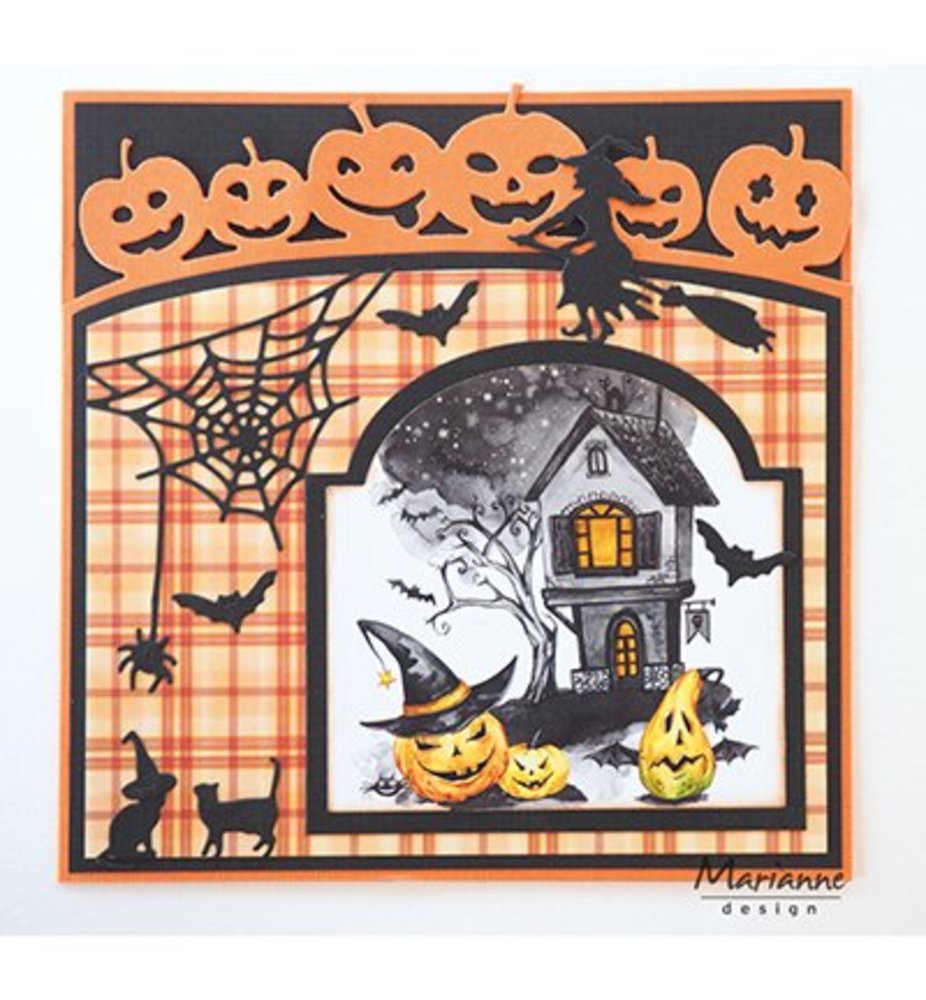 Marianne Design Creatable Border with Pumpkins (LR0562) Marianne Design Creatable Border with Pumpkins (LR0562)