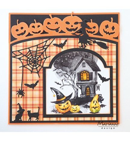 Marianne Design Creatable Border with Pumpkins (LR0562) Marianne Design Creatable Border with Pumpkins (LR0562)