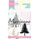 Marianne Design Tiny's Christmas Tree Cling Stamp (MM1625)