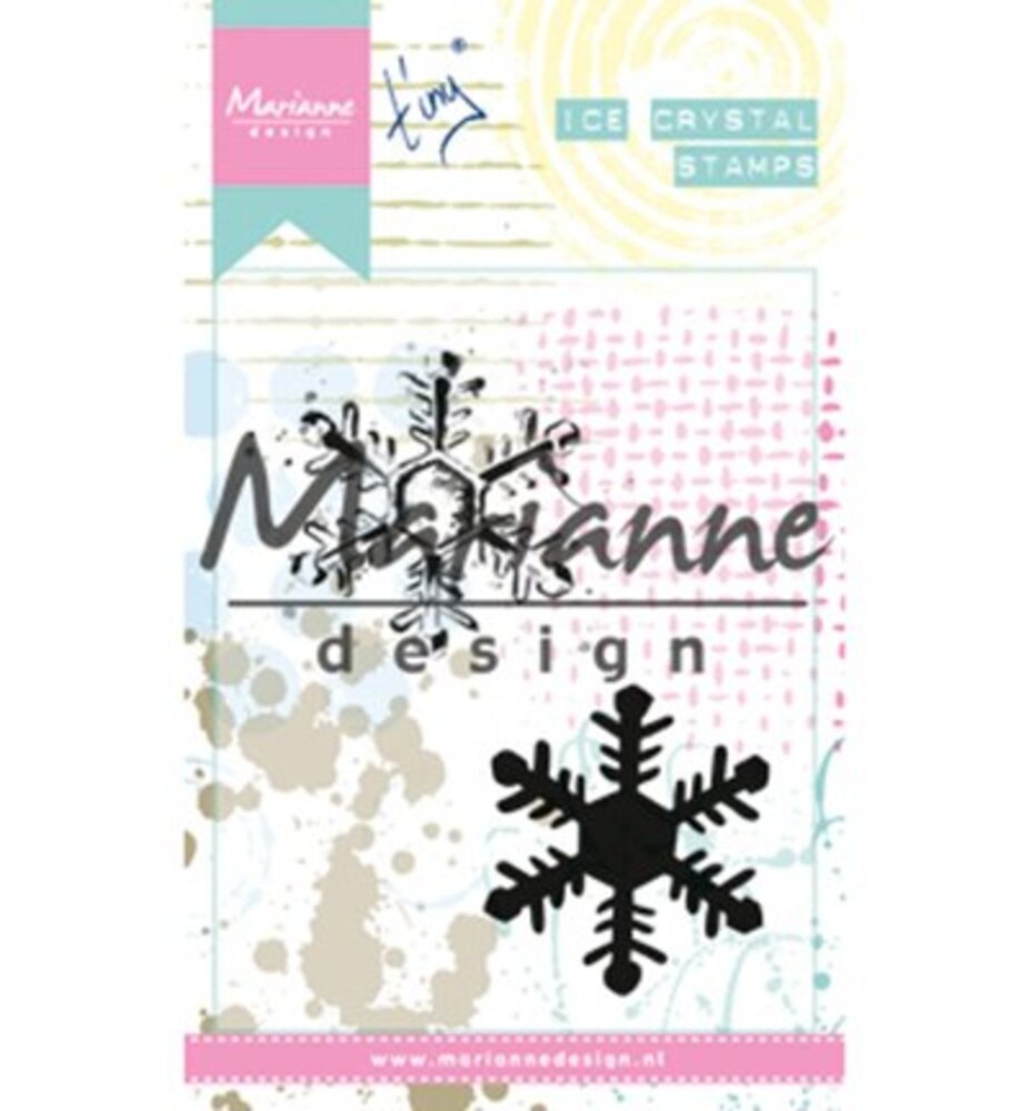 Marianne Design Tiny's Ice Crystal Cling Stamp (MM1626) Marianne Design Tiny's Ice Crystal Cling Stamp (MM1626)