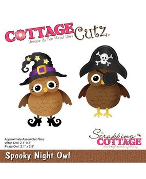 Scrapping Cottage CottageCutz Spooky Night Owl (CC-531)