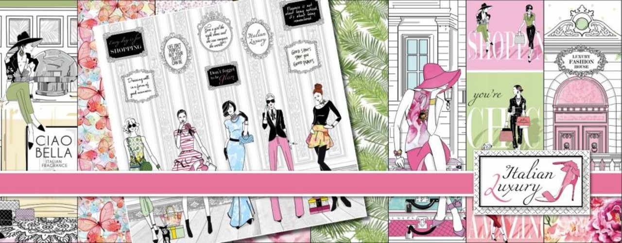 Ciao Bella Papercrafting Italian Luxury 12x12 Inch Paper Pad (CBP009)