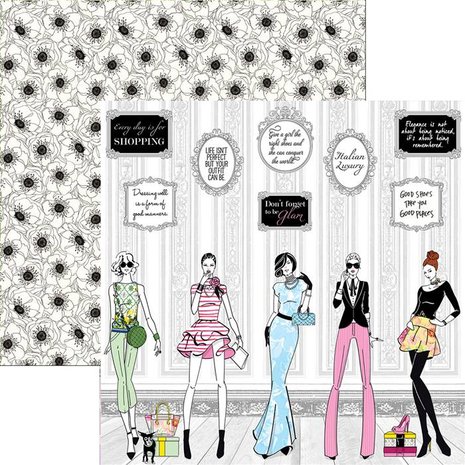 Ciao Bella Papercrafting Italian Luxury 12x12 Inch Paper Pad (CBP009)