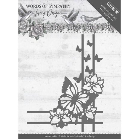Amy Design Words of Sympathy Sympathy Corner Die (ADD10156) Amy Design Words of Sympathy Sympathy Corner Die (ADD10156)