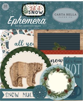 Carta Bella Let It Snow Ephemera (CBIS92024)